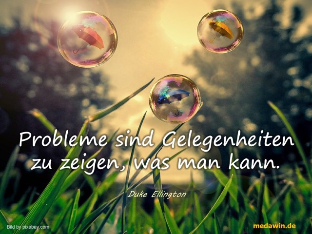 Probleme sind Gelegenheiten
